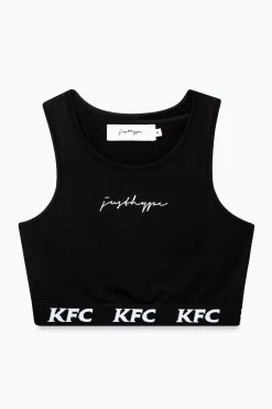 Hype. X KFC Black Bralet -Fashion Women C51185s5