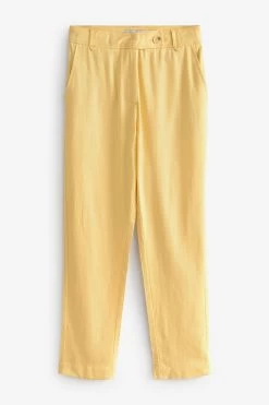 Next Linen Blend Wide Leg Trousers -Fashion Women C54 888s5