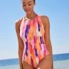 Next Essential High Neck Swimsuit 2 Next Essential High Neck Swimsuit -Fashion Women C56 928s