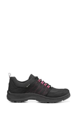 Hotter Rocky GTX Black Lace Up Shoes