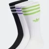 Adidas Originals Crew Socks 3 Pair -Fashion Women C57767s