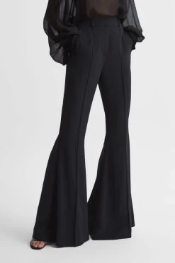 Reiss Gabi Fluid Flare Trousers
