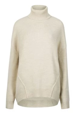 French Connection Brown Babysoft Roll Neck Jumper -Fashion Women C61505s4