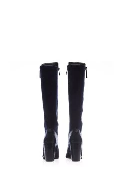 Moda In Pelle Long Boots With Block Heel And Side Zip -Fashion Women C62264s3