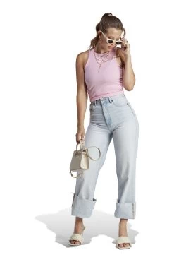 Adidas Originals Adidas Adicolor Essentials Rib Vest Top -Fashion Women C62461s3