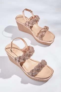 Next Forever Comfort® Bling Plait Wedges -Fashion Women C63648s3
