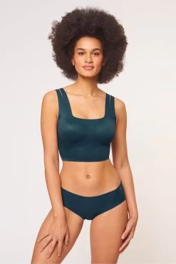 Sloggi Natural Lagoon Zero Feel Flow Non Wired Top -Fashion Women C66058s3