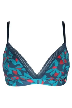 Pretty Polly Blue Non-Wired Triangle Bra -Fashion Women C66249s8