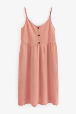Next Button Down Cotton Cami Summer Dress -Fashion Women C67 877s5