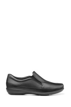 Hotter Ruby Black Slip On Shoes