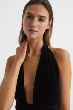 Reiss Gracie Velvet Maxi Dress -Fashion Women C73484s7