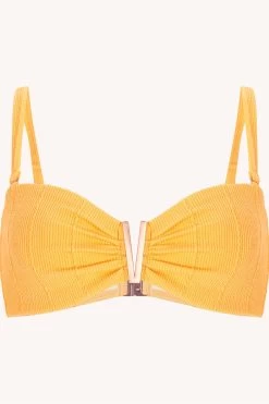 Mint Velvet Non Pad Underwired Bandeau Bikini Top -Fashion Women C74073s4