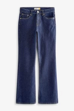 Next Cotton Rich, Low Rise And Relaxed Fit Bootcut Jeans -Fashion Women C74221s5