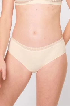 Sloggi GO Ribbed Hipster Brown Briefs 2 Pack