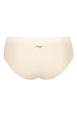 Sloggi GO Ribbed Hipster Brown Briefs 2 Pack -Fashion Women C74609s7