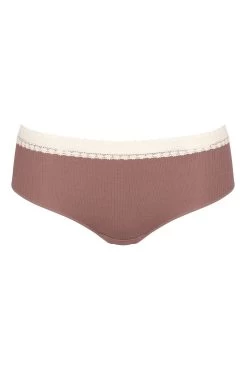 Sloggi GO Ribbed Hipster Brown Briefs 2 Pack -Fashion Women C74609s8