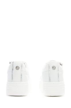 Moda In Pelle Chunky Sole Lace-Up Trainers With Side Zip -Fashion Women C75318s2