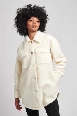 U.S. Polo Assn. Womens Teddy Overshirt