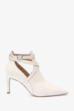 Next Signature Leather Forever Comfort® Strap Detail Point Boots -Fashion Women C80867s3