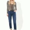 Donna Ida Blanche Blue Mid Rise Relaxed Skinny Jeans -Fashion Women C81870s