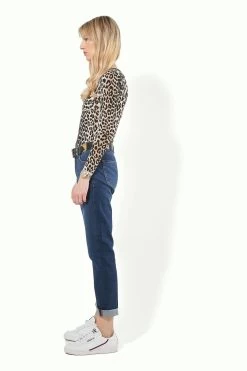 Donna Ida Blanche Blue Mid Rise Relaxed Skinny Jeans -Fashion Women C81870s3