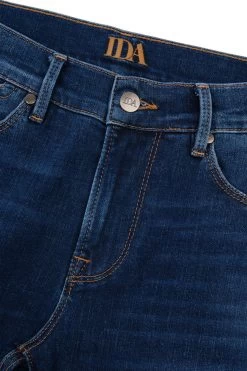 Donna Ida Blanche Blue Mid Rise Relaxed Skinny Jeans -Fashion Women C81870s6