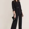 Phase Eight Kylie Tux Black Jumpsuit -Fashion Women C82954s