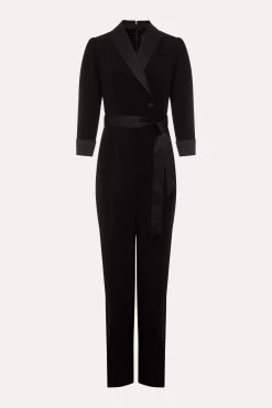Phase Eight Kylie Tux Black Jumpsuit -Fashion Women C82954s6