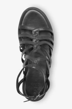 Next Forever Comfort® Woven Leather Gladiator Low Platform Sandals -Fashion Women C84113s5