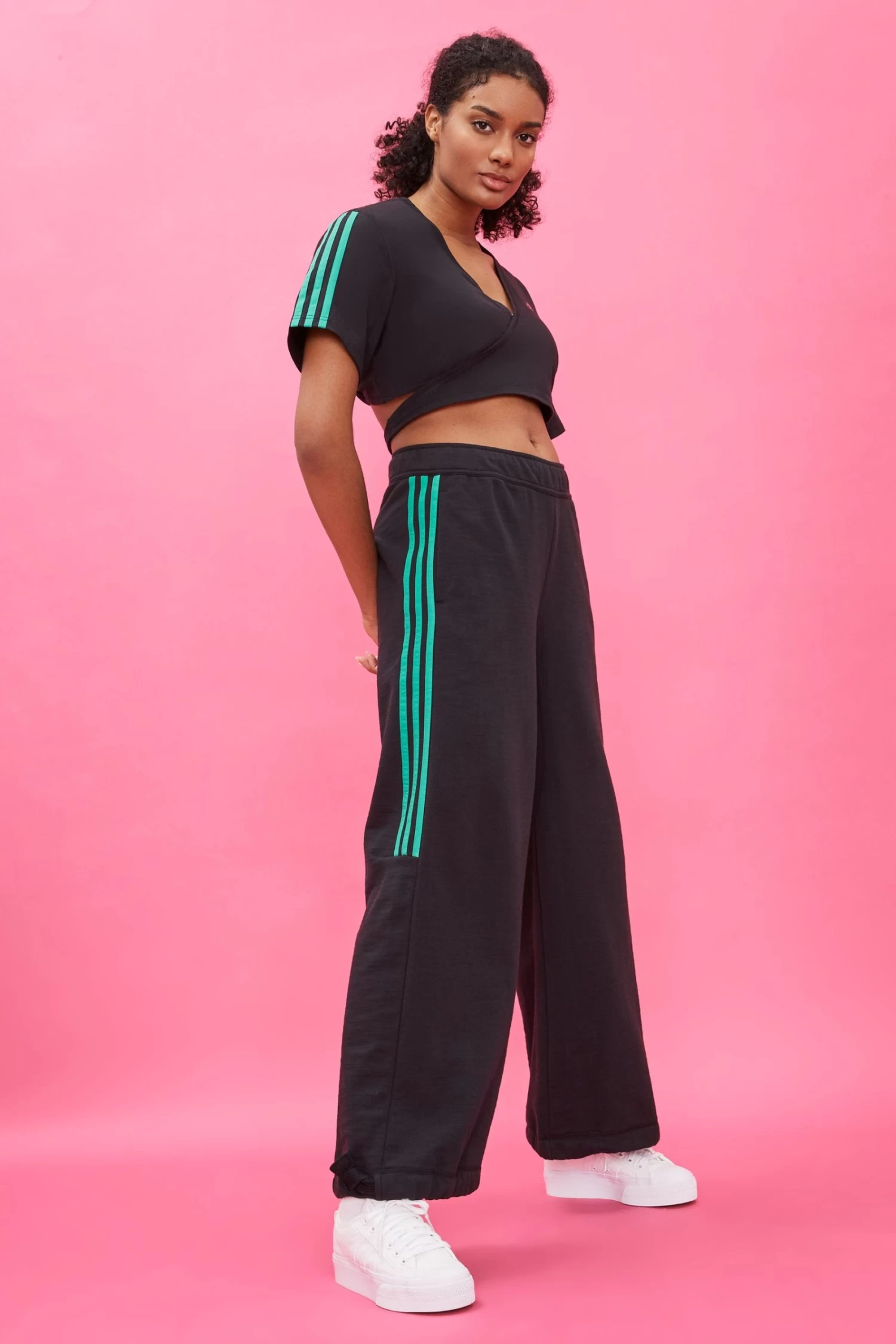 Adidas Dance Cropped Wrapping T-Shirt 4 Adidas Dance Cropped Wrapping T-Shirt - Image 2