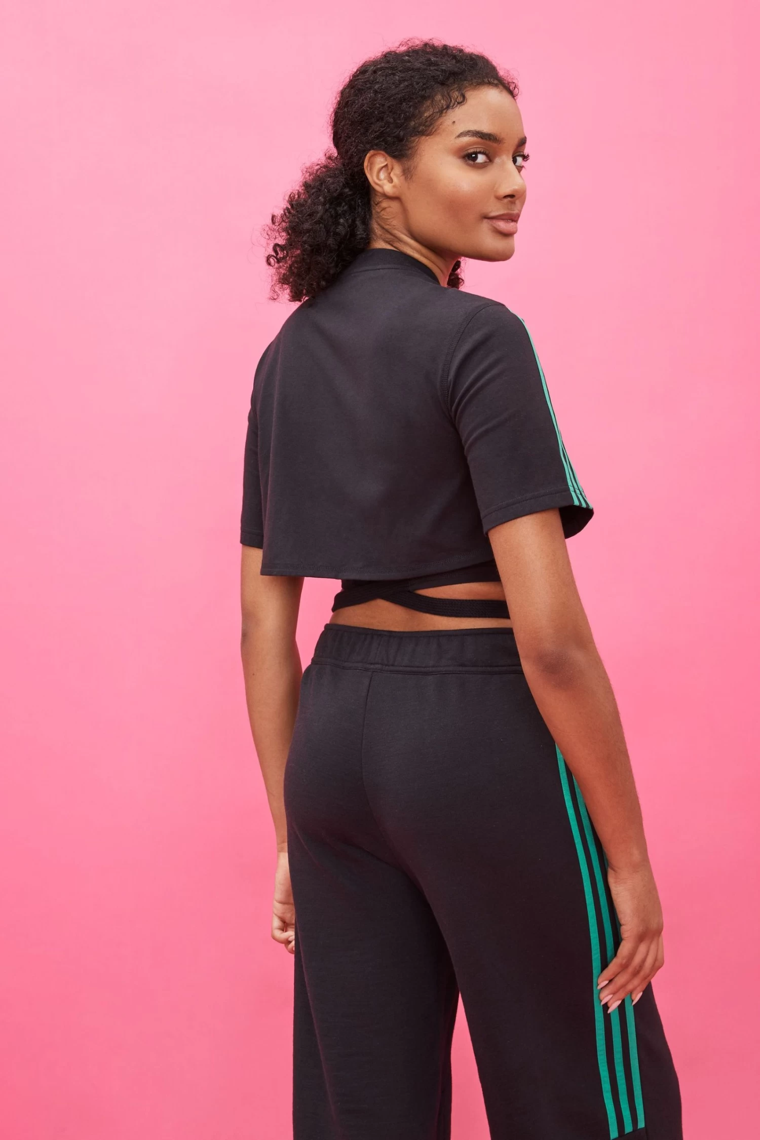 Adidas Dance Cropped Wrapping T-Shirt 5 Adidas Dance Cropped Wrapping T-Shirt - Image 3