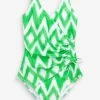Next Ruched Side Tummy Control Swimsuit -Fashion Women C86 298s