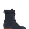 Celtic & Co. Blue Block Heel Derby Boots -Fashion Women C86456s