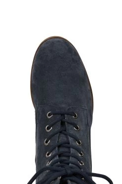 Celtic & Co. Blue Block Heel Derby Boots -Fashion Women C86456s6