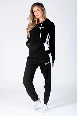 Pineapple Contrast Panel Black Joggers 10 Pineapple Contrast Panel Black Joggers -Fashion Women C88109s4