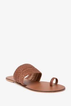 Next Leather Woven Toe Loop Sandals -Fashion Women C88826s4