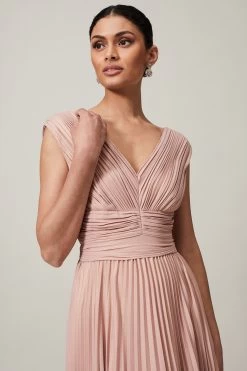 Phase Eight Pink Nelly Pleat Dress 14 Phase Eight Pink Nelly Pleat Dress -Fashion Women C90938s5