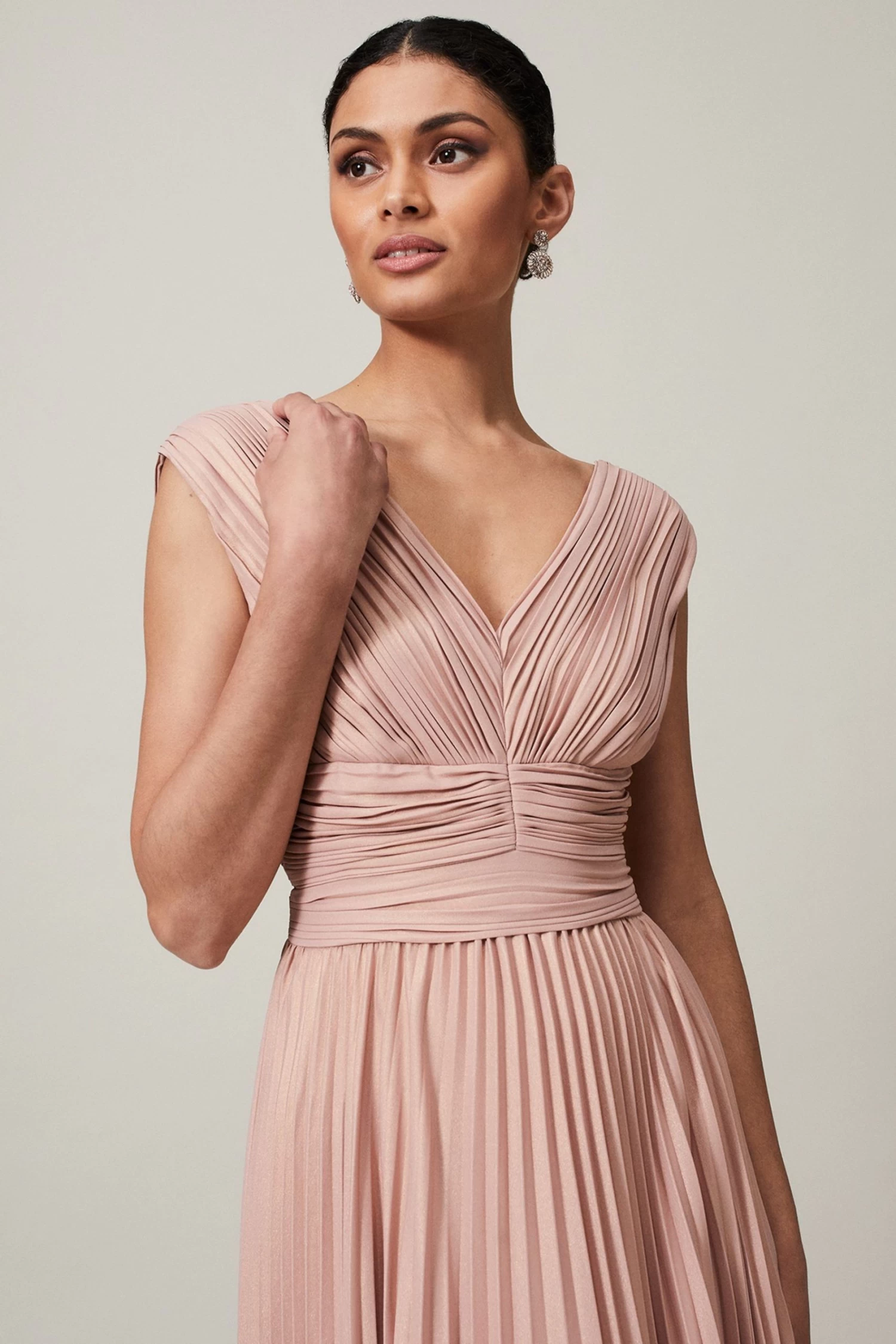 Phase Eight Pink Nelly Pleat Dress 7 Phase Eight Pink Nelly Pleat Dress - Image 5