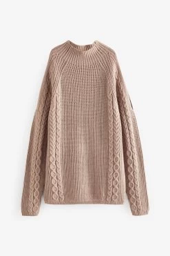 Next Cut-Out Shoulder Ribbed Knit Top -Fashion Women C91683s5