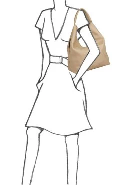 OSPREY LONDON Miller Italian Leather Hobo Bag -Fashion Women C92248s4