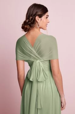 Next Mesh Multiway Bridesmaid Wedding Maxi Dress -Fashion Women C94 689s3