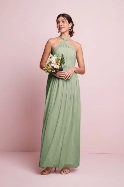 Next Mesh Multiway Bridesmaid Wedding Maxi Dress -Fashion Women C94 689s5