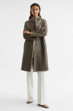 Reiss Jayce Reversible Long Shearling Coat 11 Reiss Jayce Reversible Long Shearling Coat -Fashion Women C94748s3