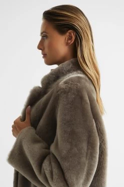 Reiss Jayce Reversible Long Shearling Coat 14 Reiss Jayce Reversible Long Shearling Coat -Fashion Women C94748s6