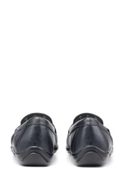 Hotter Blue Drift Wide Fit Blue Slip-On Shoes -Fashion Women C97434s4