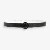 Armani Exchange Black Reversible Belt -Fashion Women C98 001s