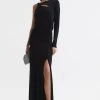 Reiss Catalina Cut Out Hardware Detail Jersey Maxi Dress 1 Reiss Catalina Cut Out Hardware Detail Jersey Maxi Dress -Fashion Women D01 252s