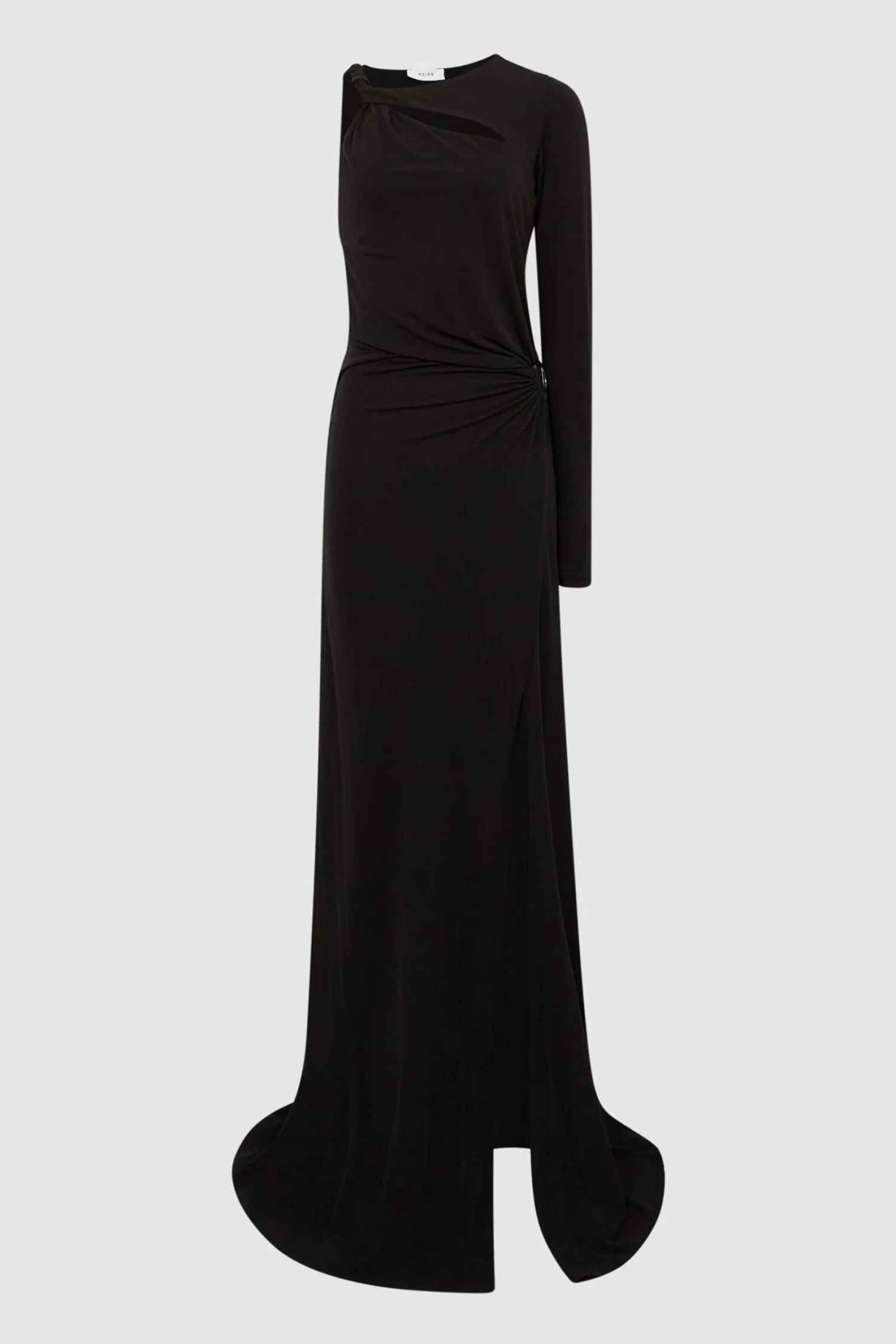 Reiss Catalina Cut Out Hardware Detail Jersey Maxi Dress 4 Reiss Catalina Cut Out Hardware Detail Jersey Maxi Dress - Image 2
