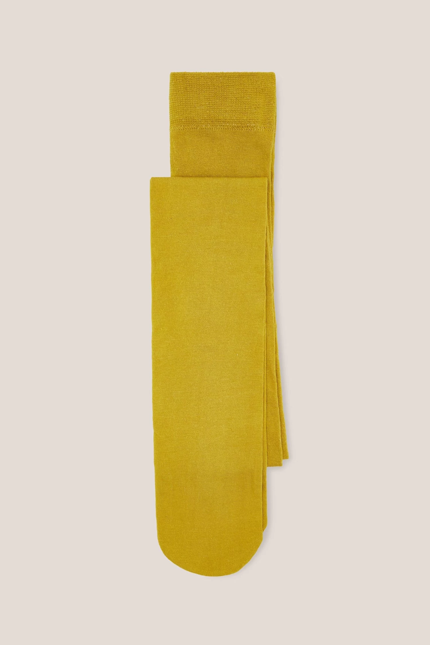 White Stuff Patty Yellow Plain Tights 4 White Stuff Patty Yellow Plain Tights - Image 2