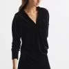 Reiss Eveline Velvet Collar Top
